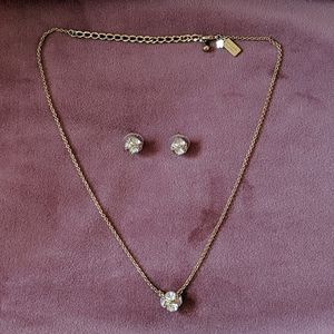 Kate Spade Lady Marmalade Necklace & Earrings Set